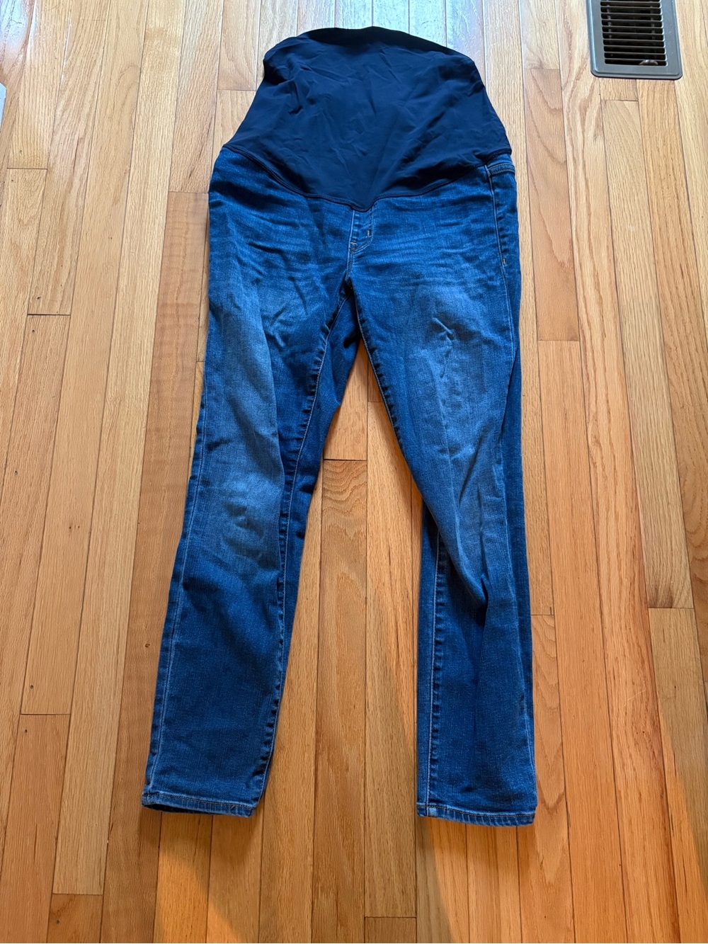 J. Crew Navy Blue Skinny Maternity Jeans